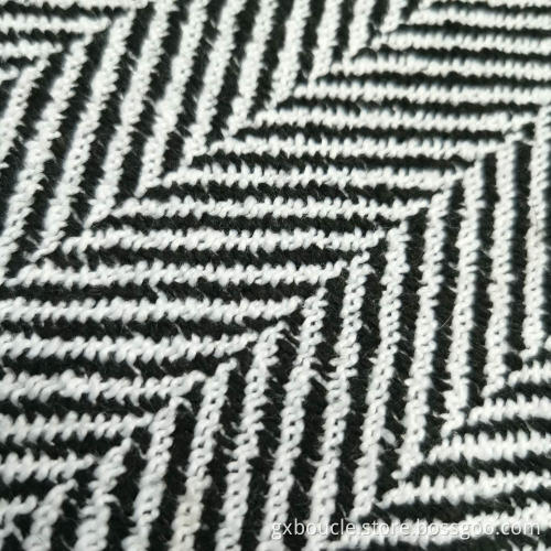 Woolen poly herringbone design fabric